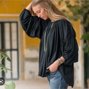 Sundance Navy Blouse